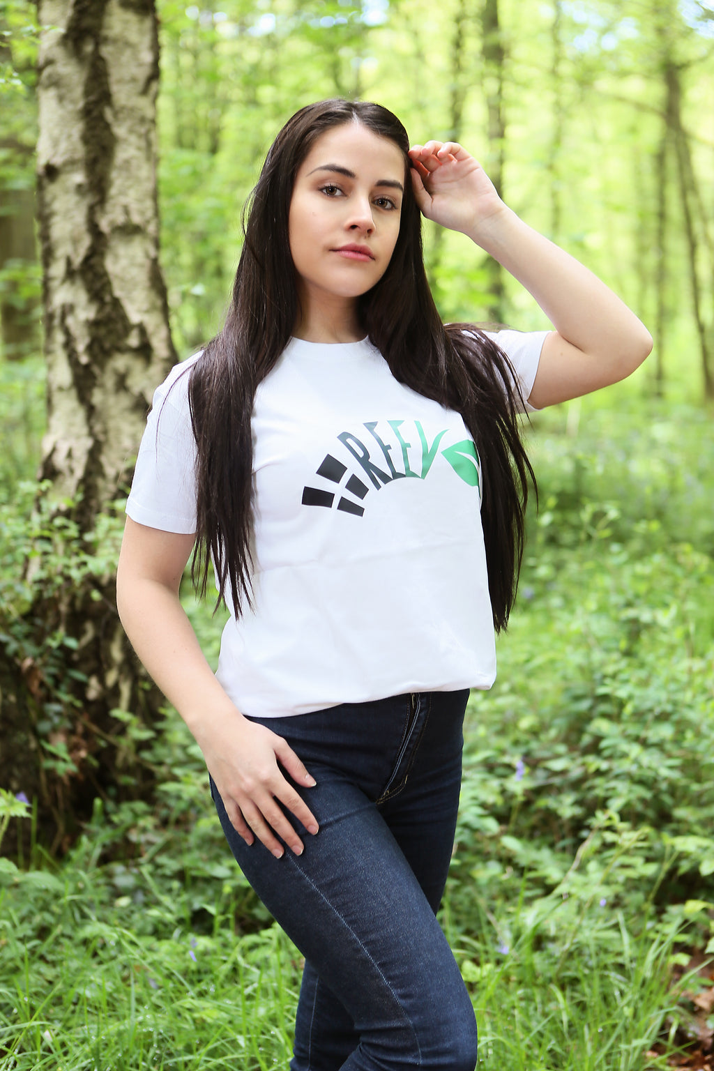 REEV - t-shirt en coton blanc