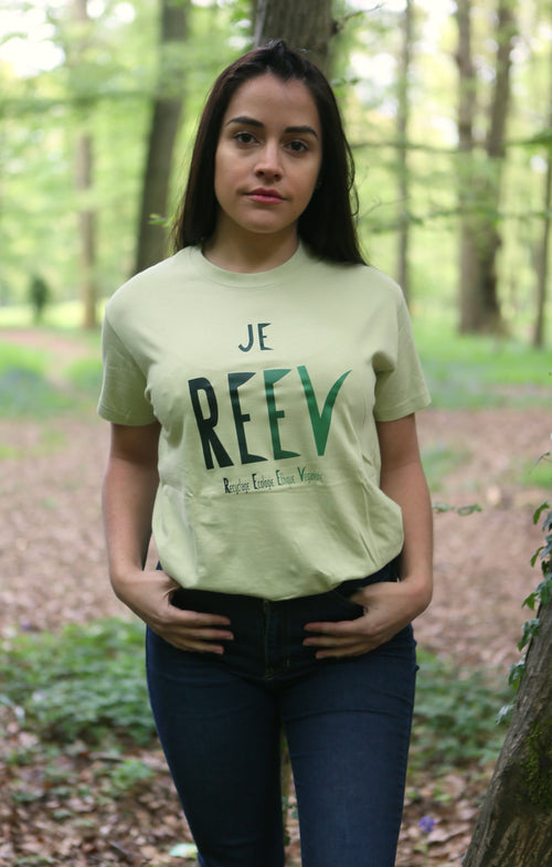 Je REEV - vert clair t-shirt coton