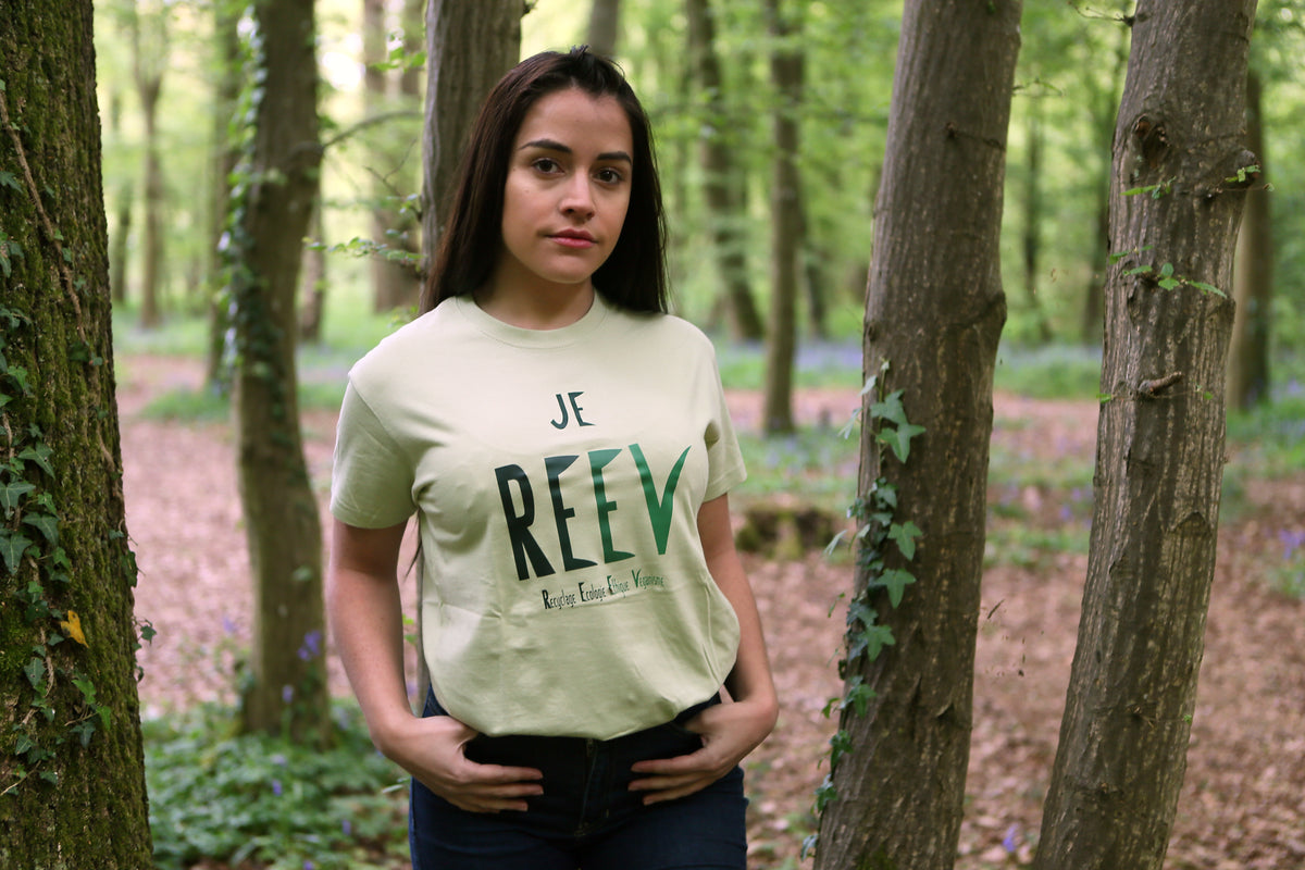 Je REEV - vert clair t-shirt coton