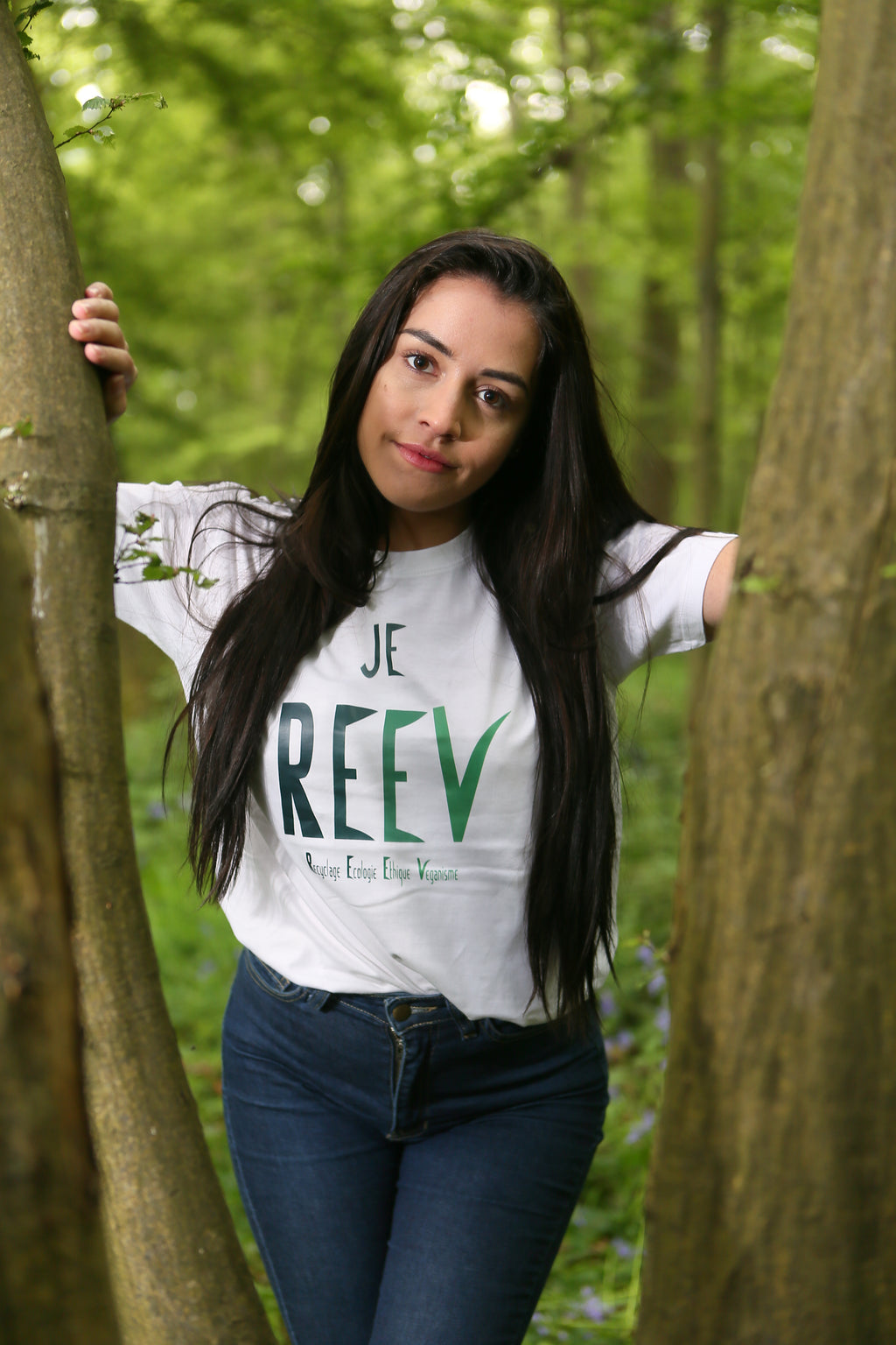 Je REEV - t-shirt en coton blanc